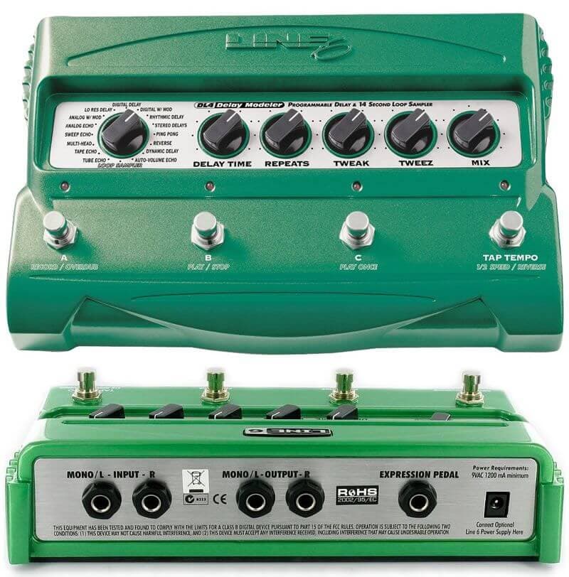 Line 6 DL4 - 15種類のディレイを搭載したディレイ専用マルチ