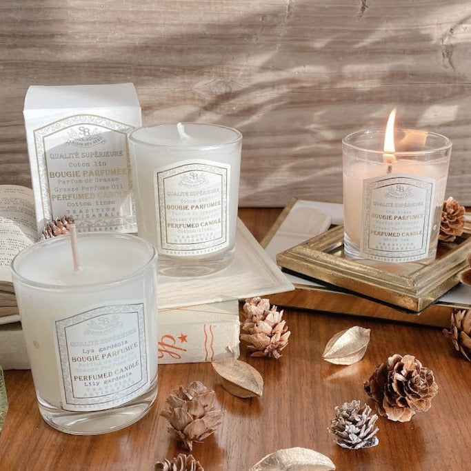 サンタール・エ・ボーテ 公式｜グラスキャンドル 香り3種｜エフィと