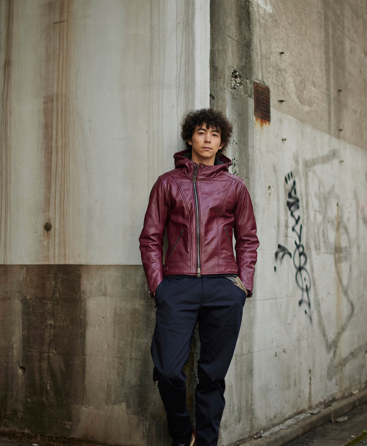 革ジャン フードレザージャケット｜カドヤ公式オンラインショップ｜MR