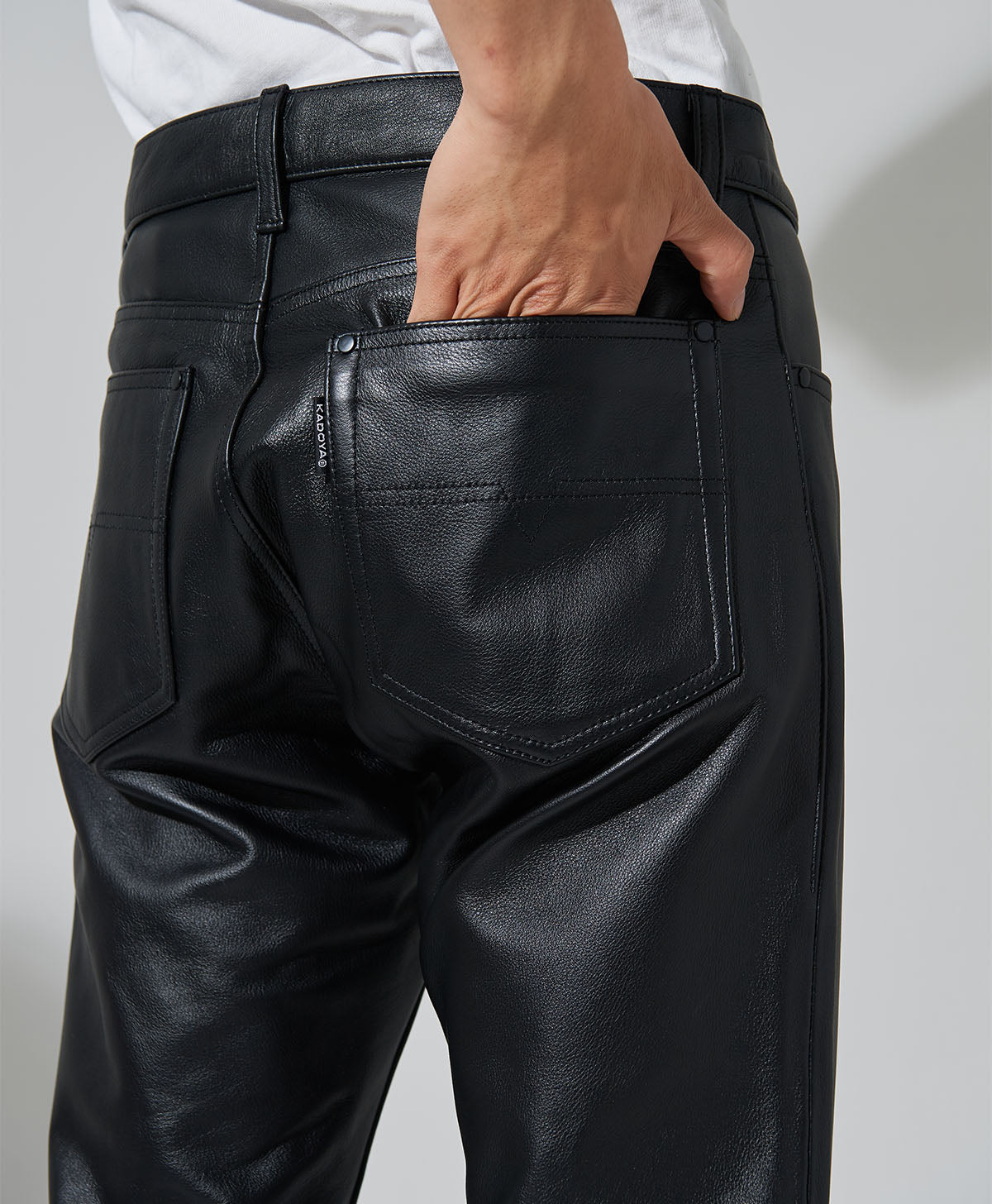 革パンツ ストレート レザーパンツ｜カドヤ公式オンラインショップ
