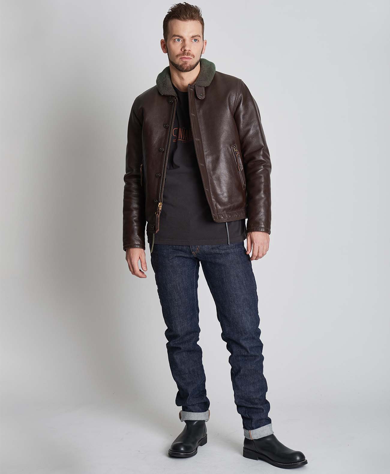 革ジャン レザーブルゾン｜カドヤ公式オンラインショップ｜HF/N-1