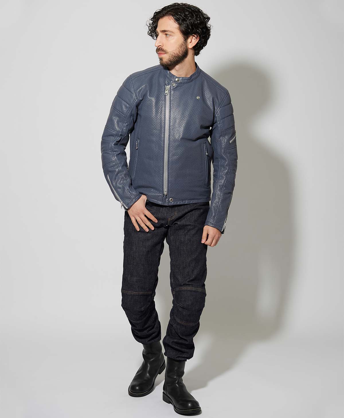 革ジャン パンチング レザージャケット｜カドヤ公式オンラインショップ