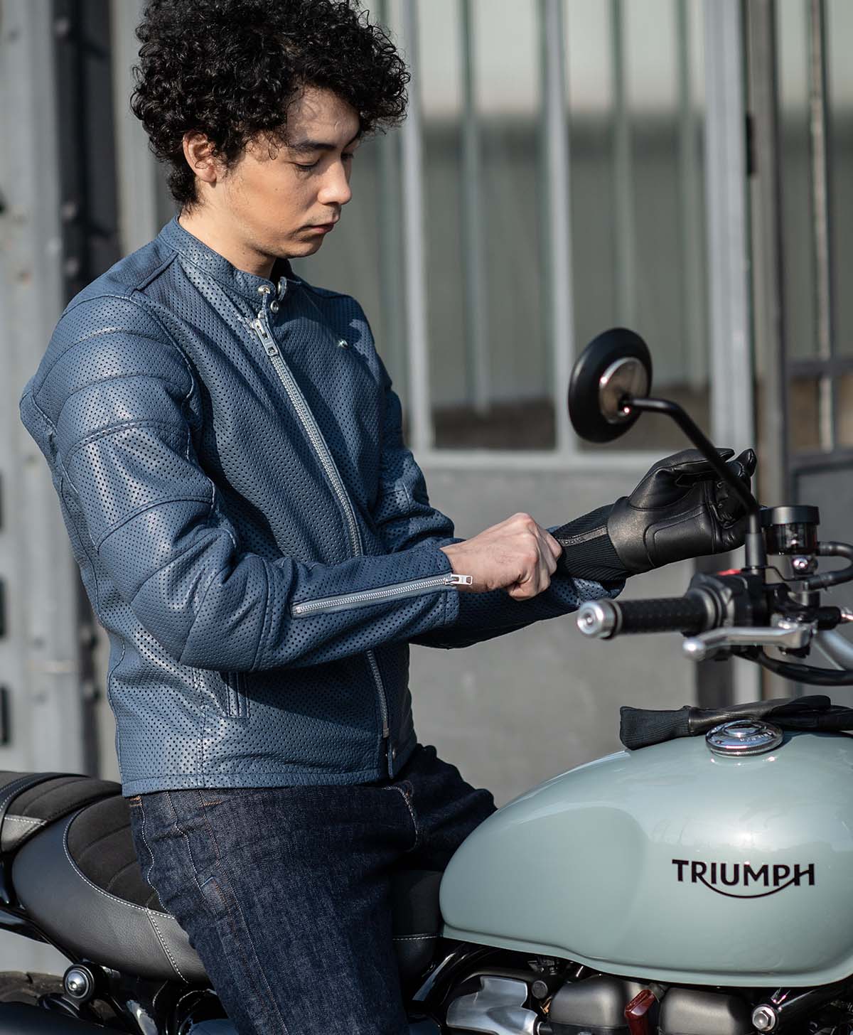 革ジャン パンチング レザージャケット｜カドヤ公式オンラインショップ