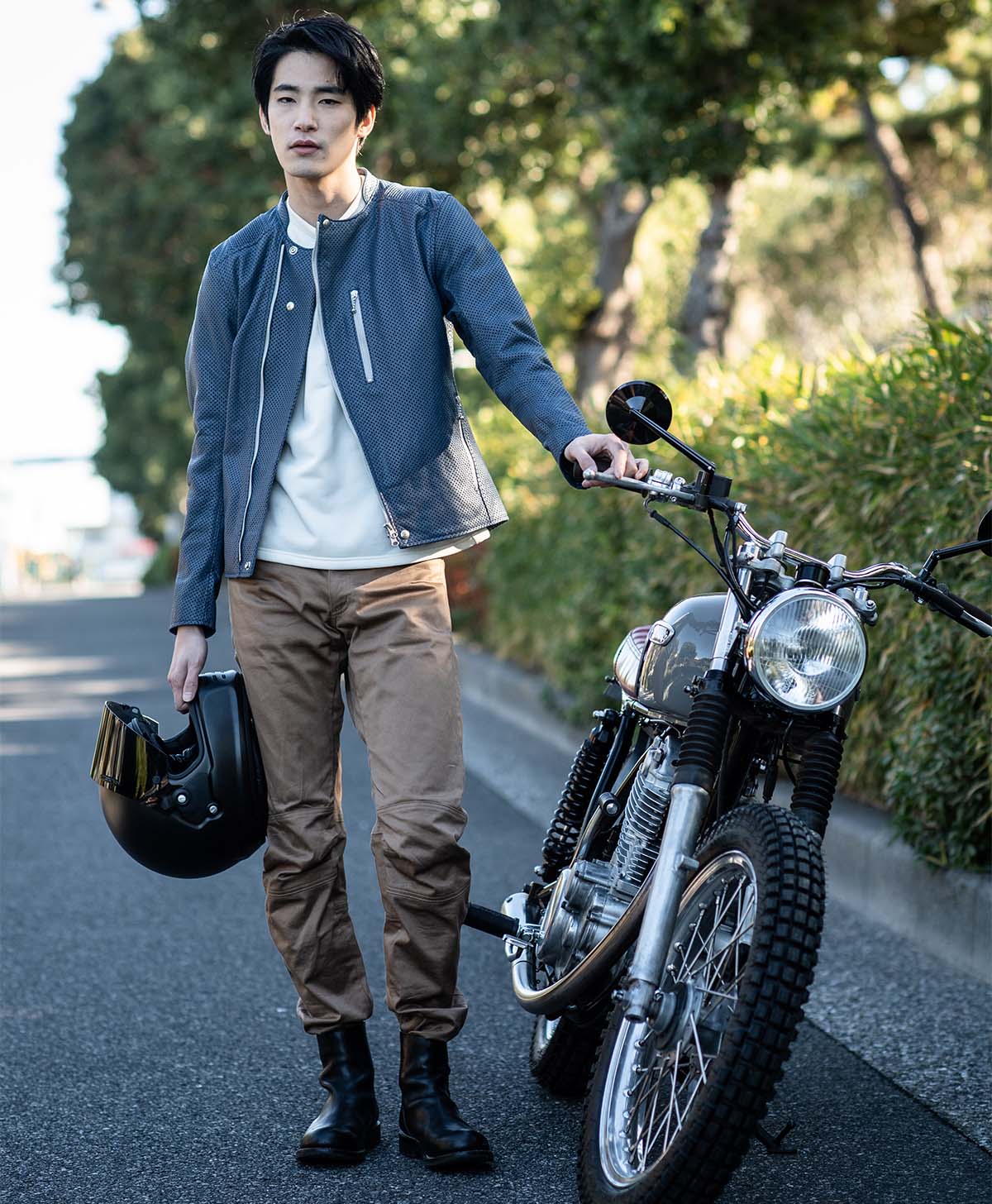 革ジャン パンチング レザージャケット｜カドヤ公式オンラインショップ