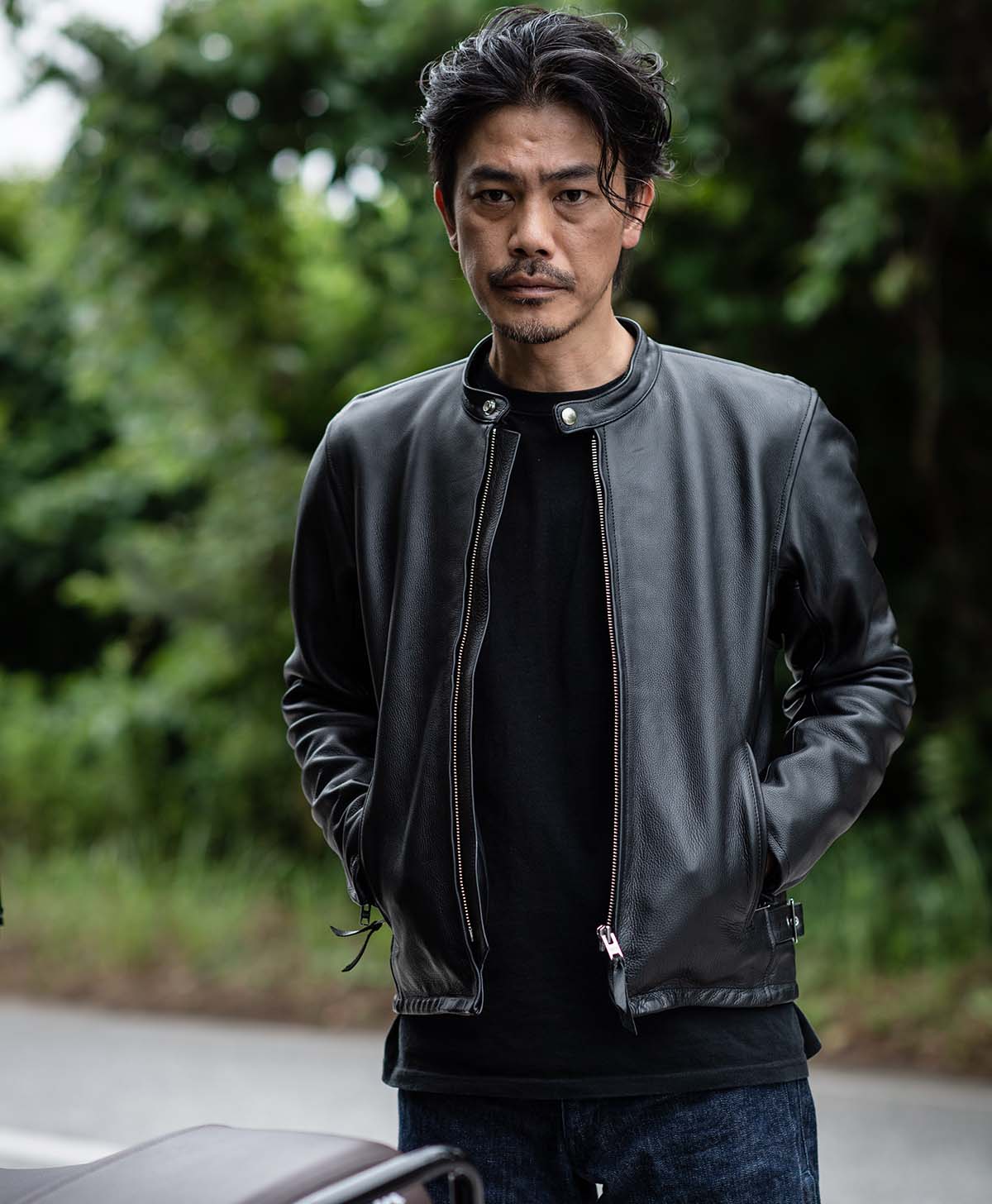 本革 ライダースジャケット Mサイズ Mサイズ レザージャケット KADOYA