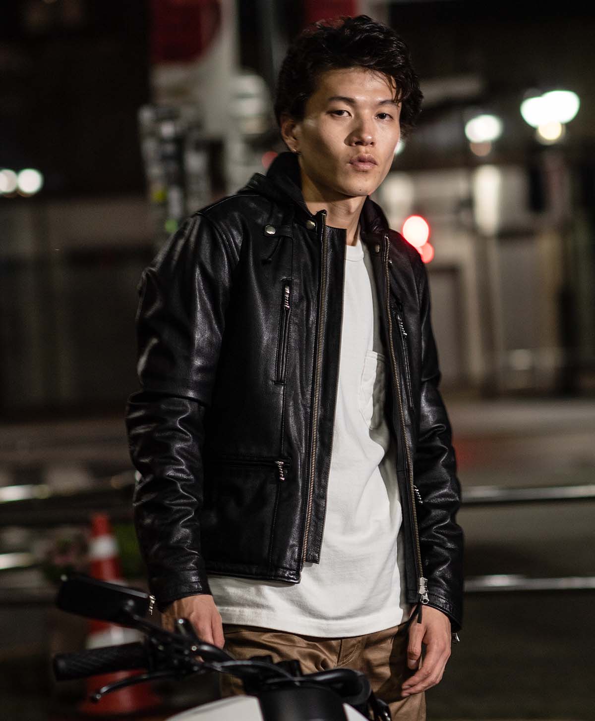 革ジャン フードレザージャケット｜カドヤ公式オンラインショップ