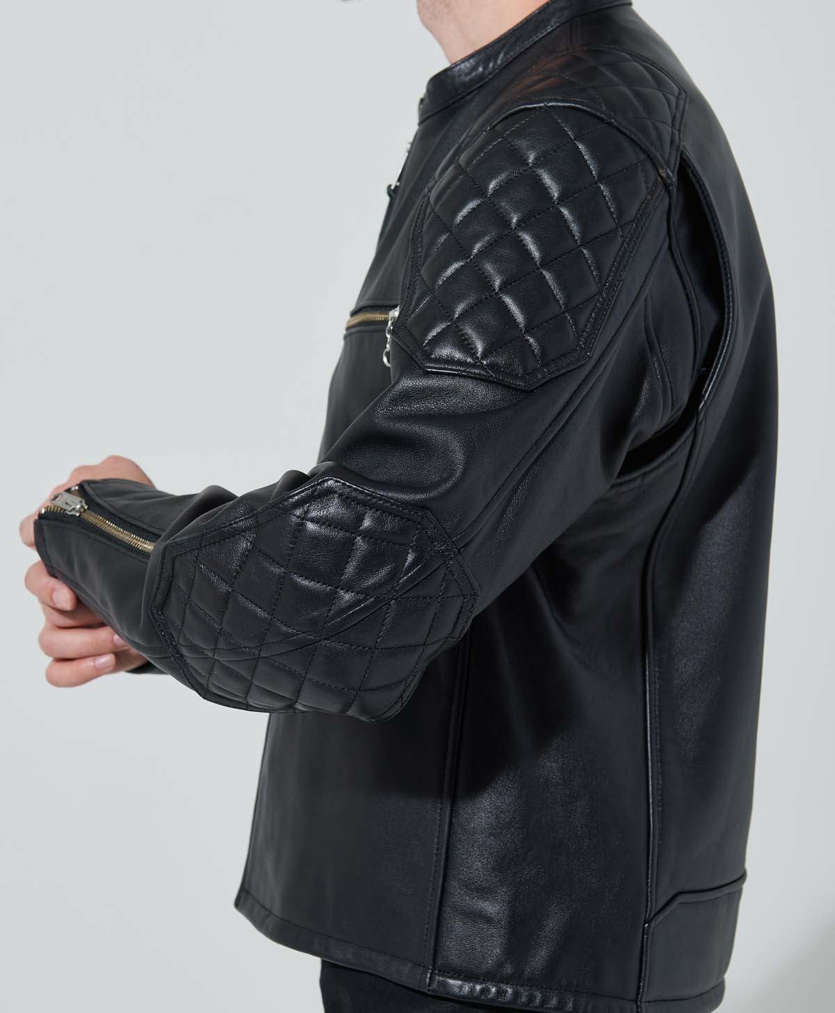 革ジャン レザーパテッドジャケット｜カドヤ公式オンラインショップ