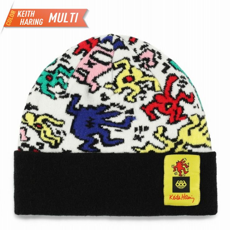 24-25 686 シックスエイトシックス KEITH HARING BEANIE キース