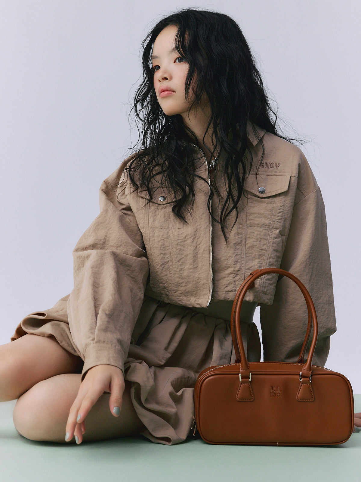 EIMYロゴボストンバッグ