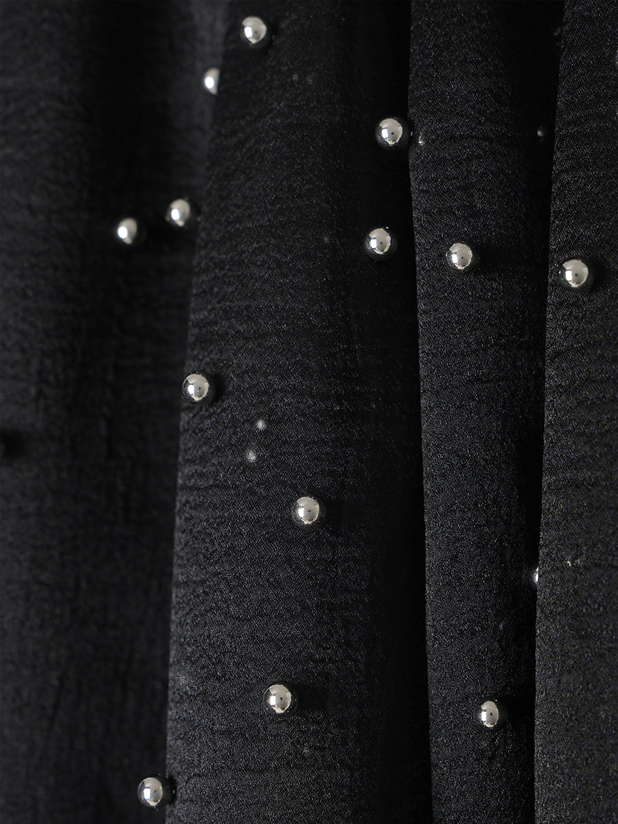 パールスタッズフレアスカート