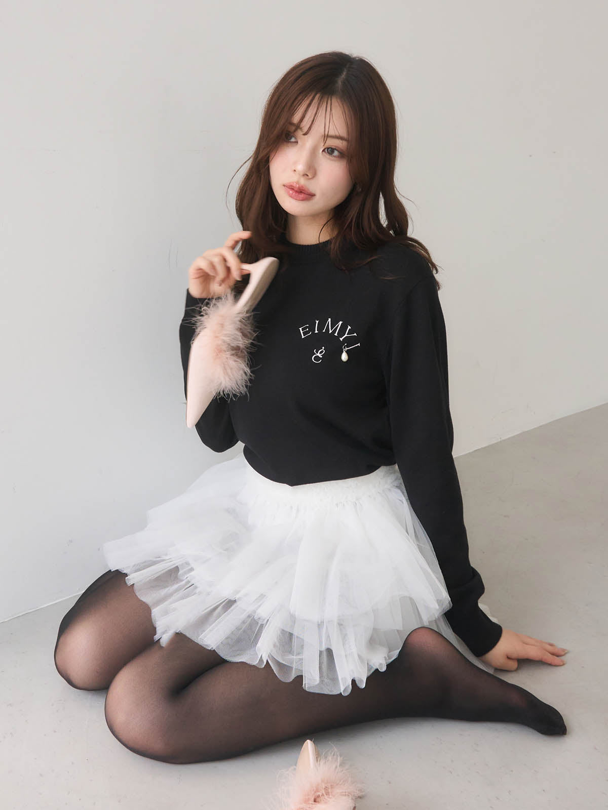 EIMYロゴニットトップス