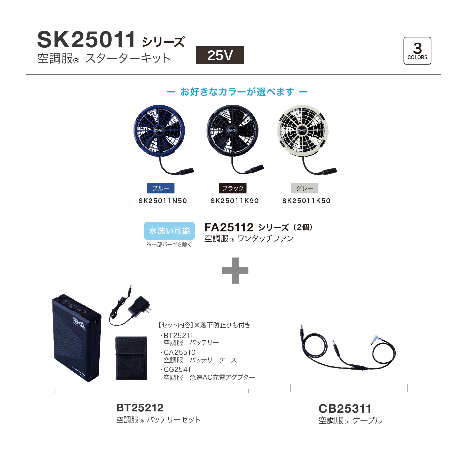 25V】スターターキット（SK25011シリーズ） – E-SHOP