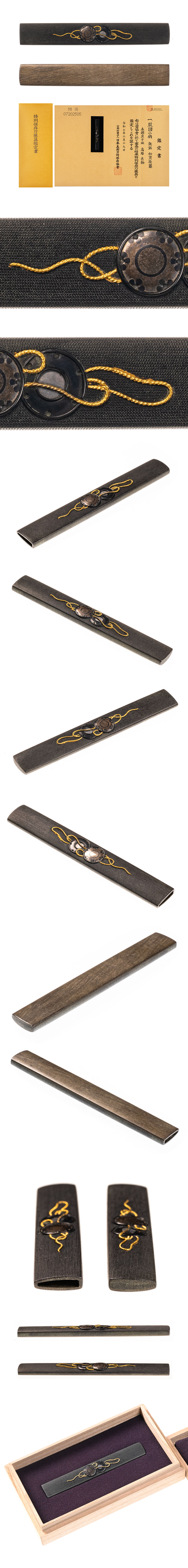 加賀後藤 鼓図小柄 特別保存刀装具 ｜日本刀販売は永楽堂