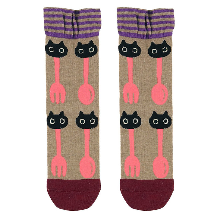 ワコール wacoal マタノアツコ くつ下 靴下 ソックス CAT ネコ ねこ 猫