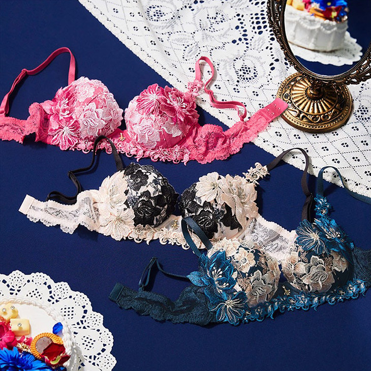 サルート Salute 28グループ 28G ブラジャー プッシュアップブラ 3/4