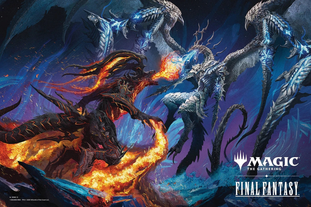 Traveling Chocobo Borderless Neon Ink Blue Foil MTG Final Fantasy