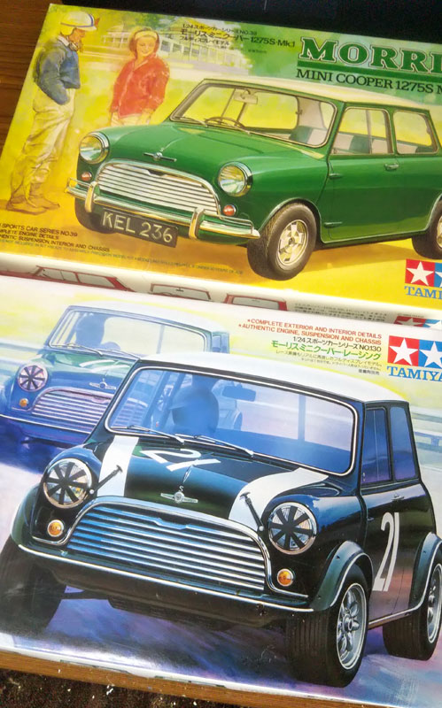 タミヤ 1/24 モーリス・ミニ・クーパー1275S 草ヒロバージョン その1