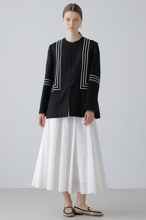 ADORE(アドーア)｜ペーパーライクナイロンスカート/ホワイト の通販