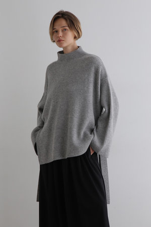 LE PHIL(ル フィル)｜ウールカシミアベルテットニット/グレー の通販