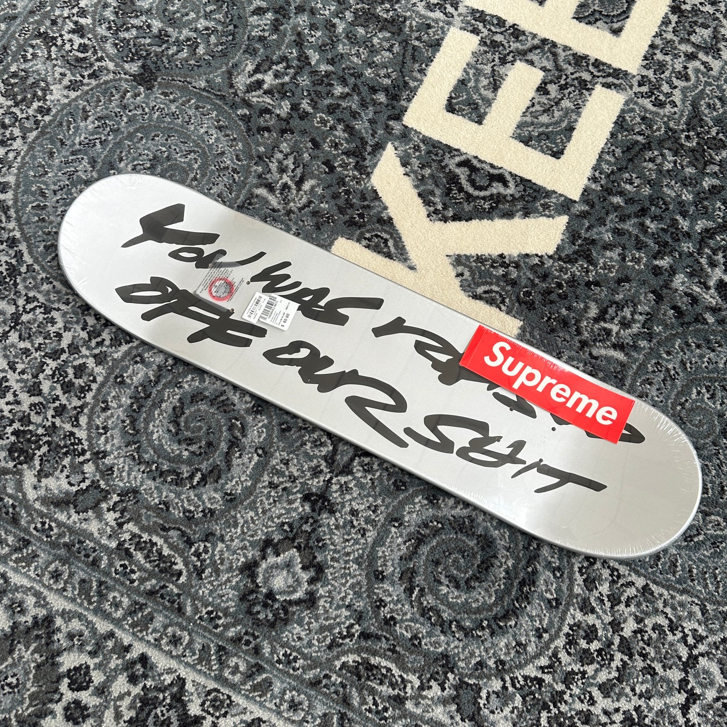 Supreme x Futura - Silver Logo Skateboard Deck – eluXive