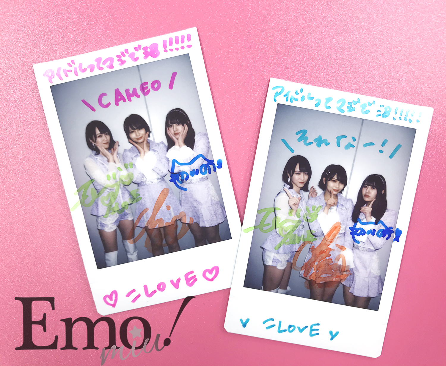 LOVE（イコラブ） 大場花菜＆佐竹のん乃＆野口衣織「CAMEO」3ショット