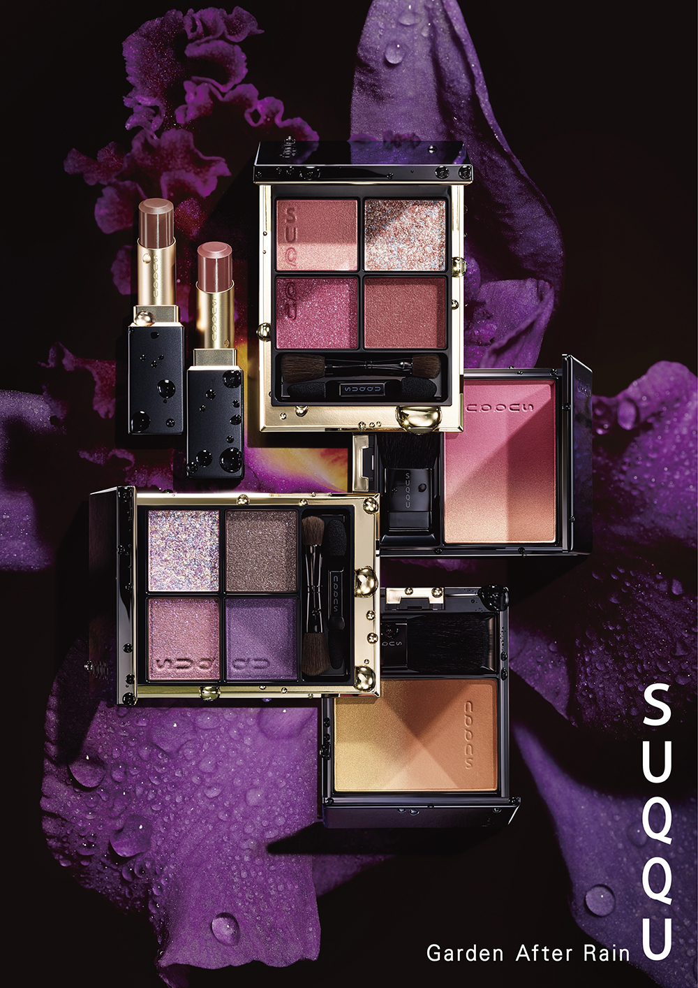 SUQQU(スック)、梅雨の色気を浴びた限定アイシャドウパレットやチーク