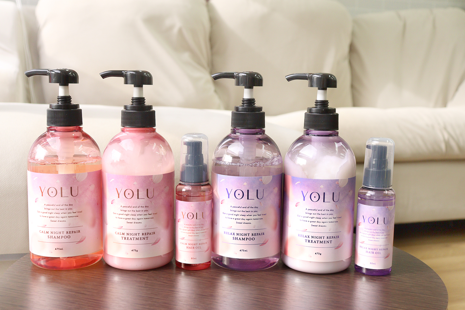 YOLU(ヨル)初の夜桜シャンプー「サクラナイトリペアシリーズ」誕生