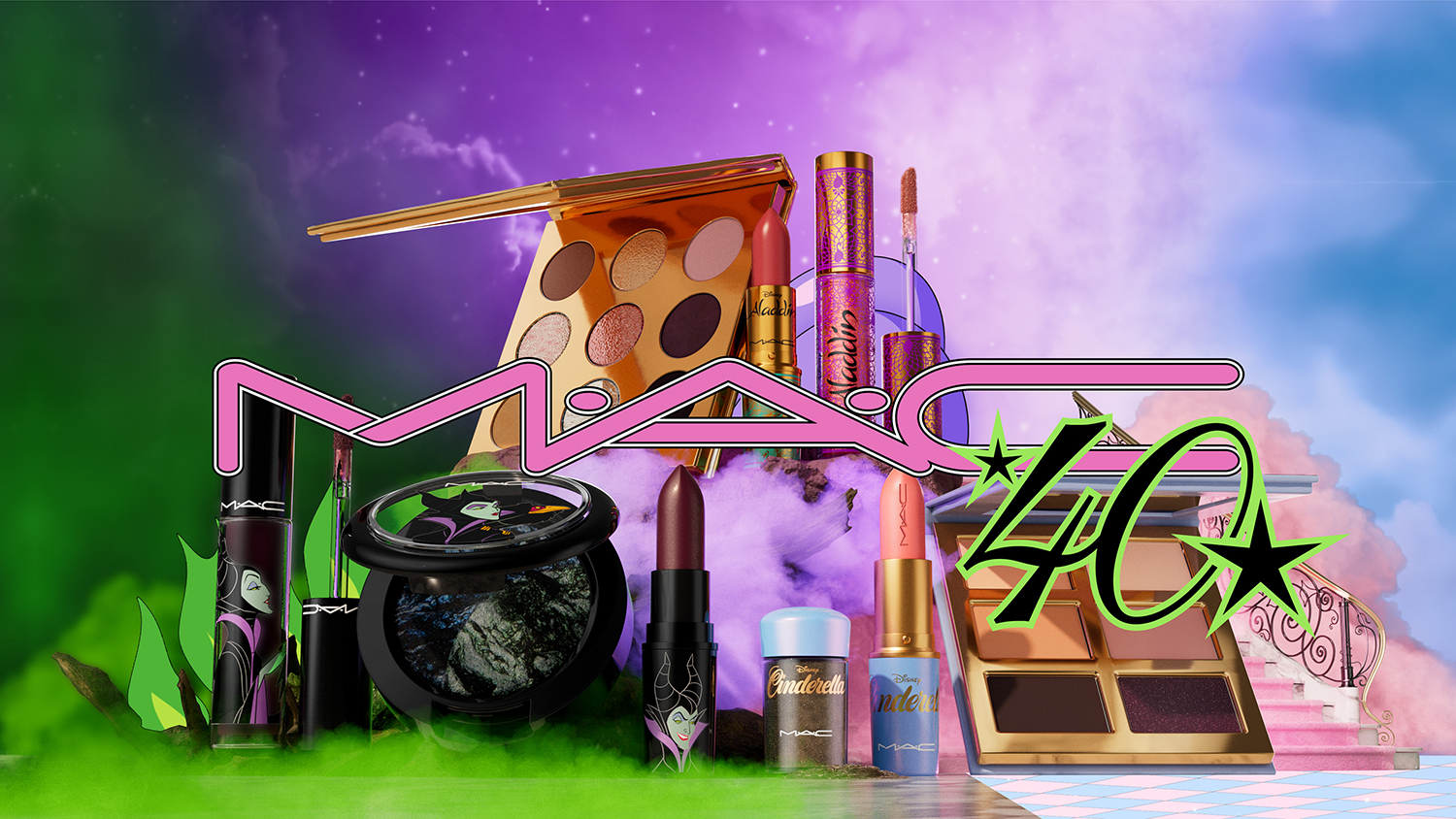 M・A・C誕生40周年！ディズニー(アラジン・シンデレラ・マレフィセント