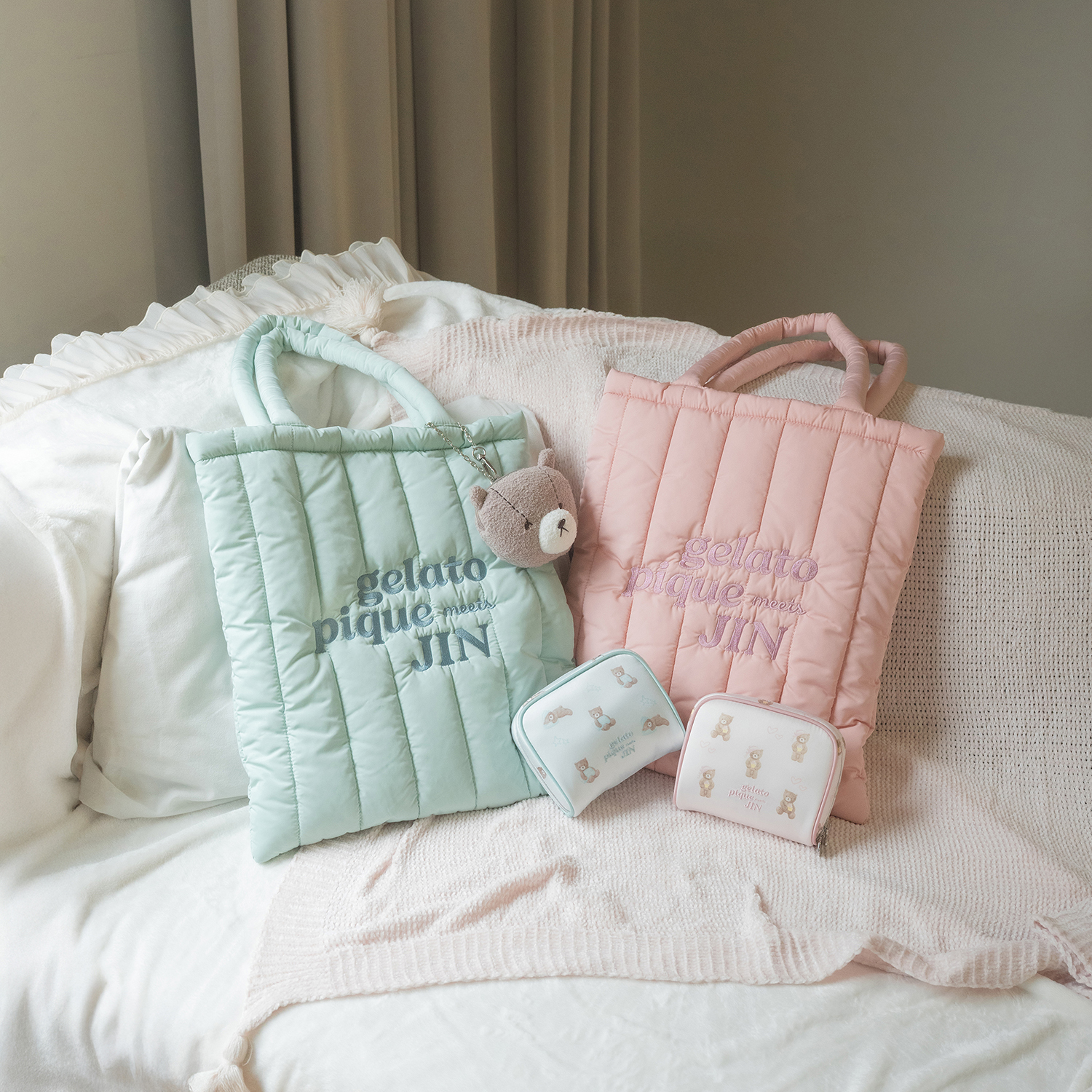 JIN(BTS)のアイディアがふんだんに込められたgelato pique(ジェラピケ