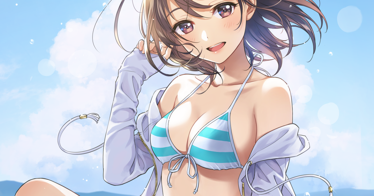 Drawings Featuring a Swimsuit and a Jacket