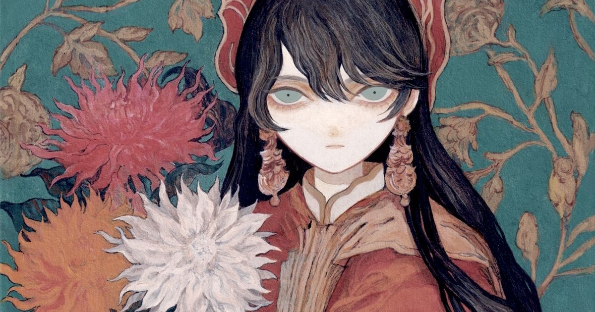 アクリル絵の具を使ったイラスト特集