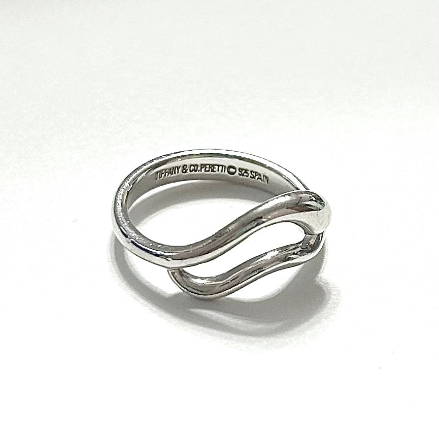 エルサペレッティフリーフォームティアドロップリング/ TIFFANY & CO