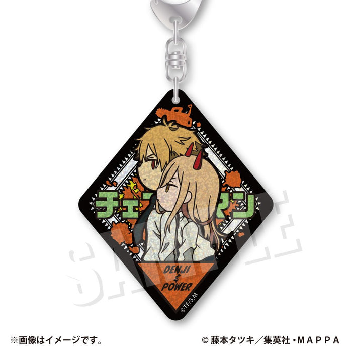 VETCOLO チェンソーマン グリッターアクリルキーホルダー 08.デンジ