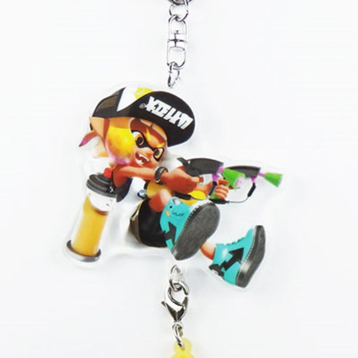 スプラトゥーン2 ラバーチャームつき アクリルキーホルダー 07.ガール