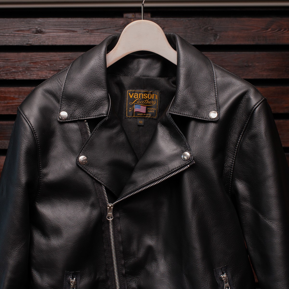 Vanson Special Custom Double Riders Jacket Type 2 ゴートスキン