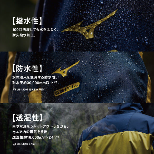 ミズノ A2MG8A0140 ベルグテックEX ストームセイバーVI レインスーツ