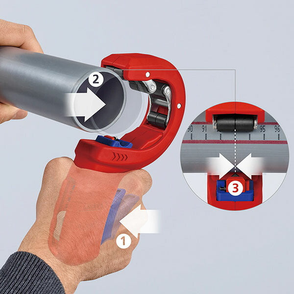 日本正規品 クニペックス パイプカッター DPT50 〈φ32・40・50対応