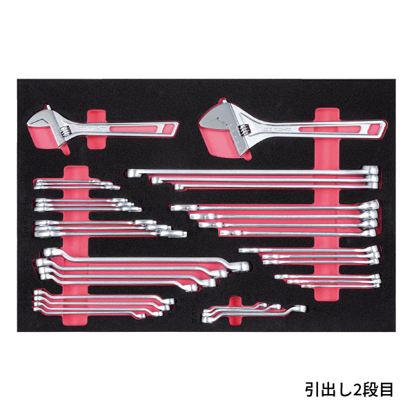 メーカー直送業者便] KTC SK8401R ハイメカツールセット レッド 123点