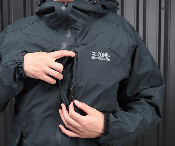 ジーベック C.ZONE 32000-19-3L レインウェア 上下セット ディープ