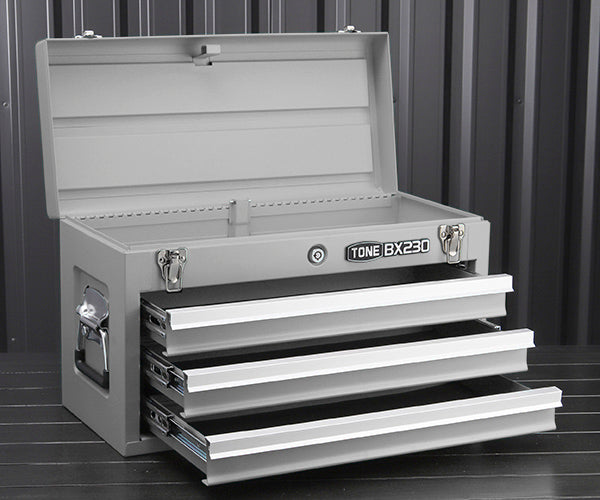 TONE 片開きツールケース（シルバー） bx230sv【エヒメマシン】