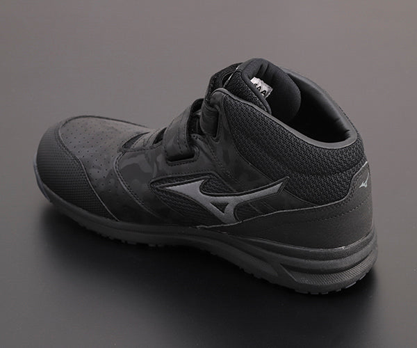 ミズノ 安全靴 F1GA220009 24.0cm ブラック×ダークシルバー オール