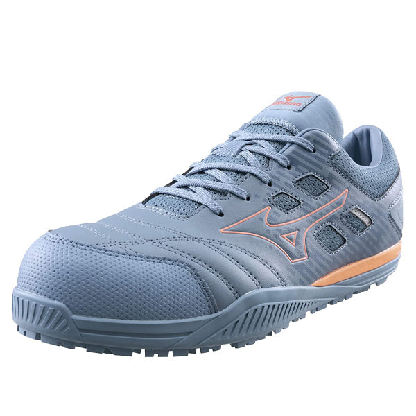 ミズノ 安全靴 オールマイティ TDII11L F1GA230027 ブルーグレー