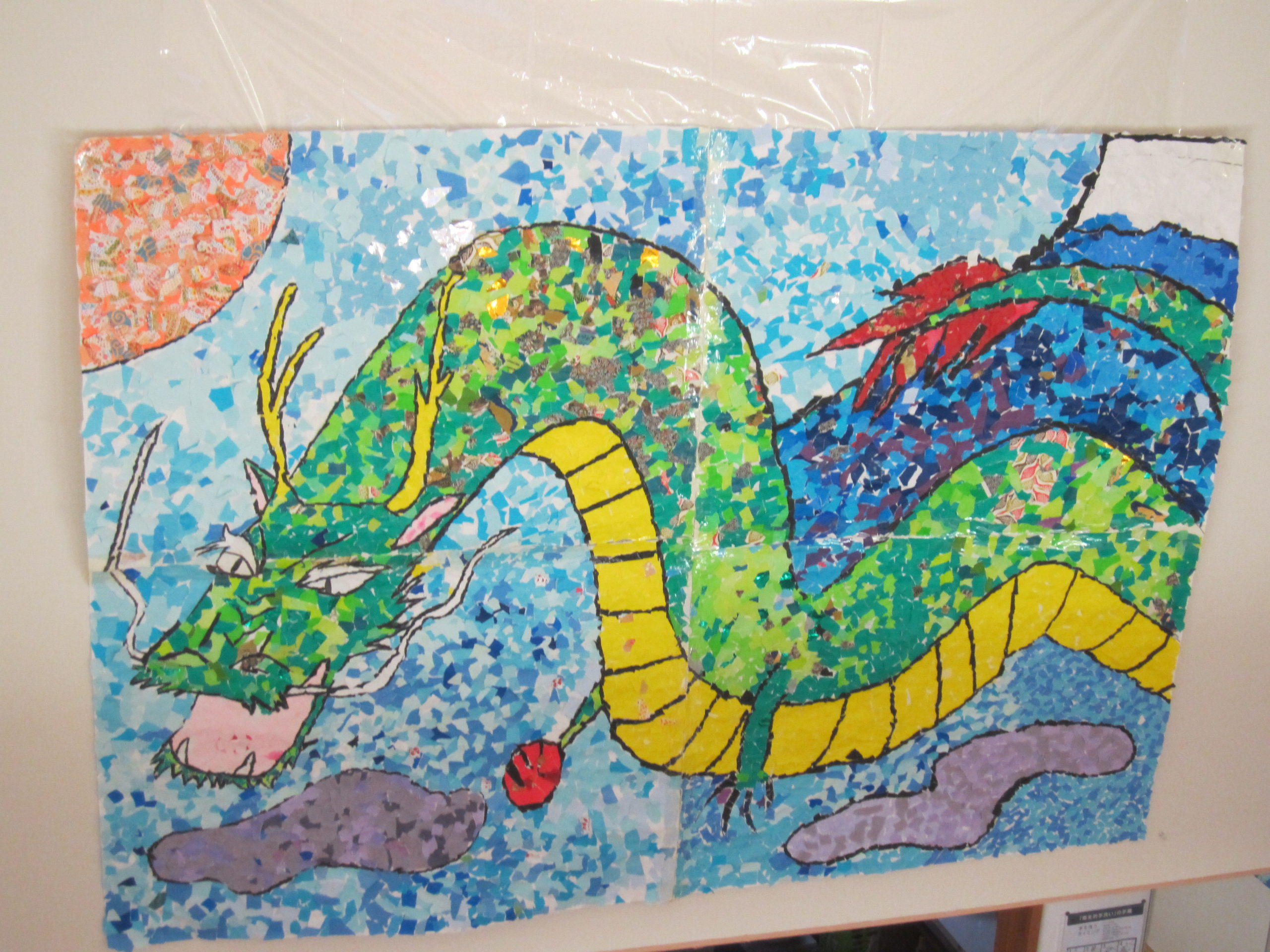 辰のちぎり絵が完成しました✨ | ふきのとう｜介護・ケアサービス