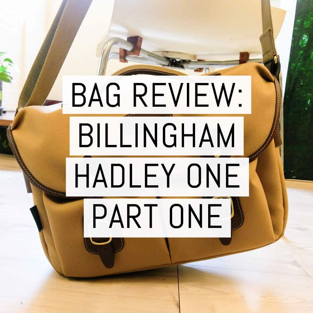 Bag review: The Billingham Hadley One part one - first impressions