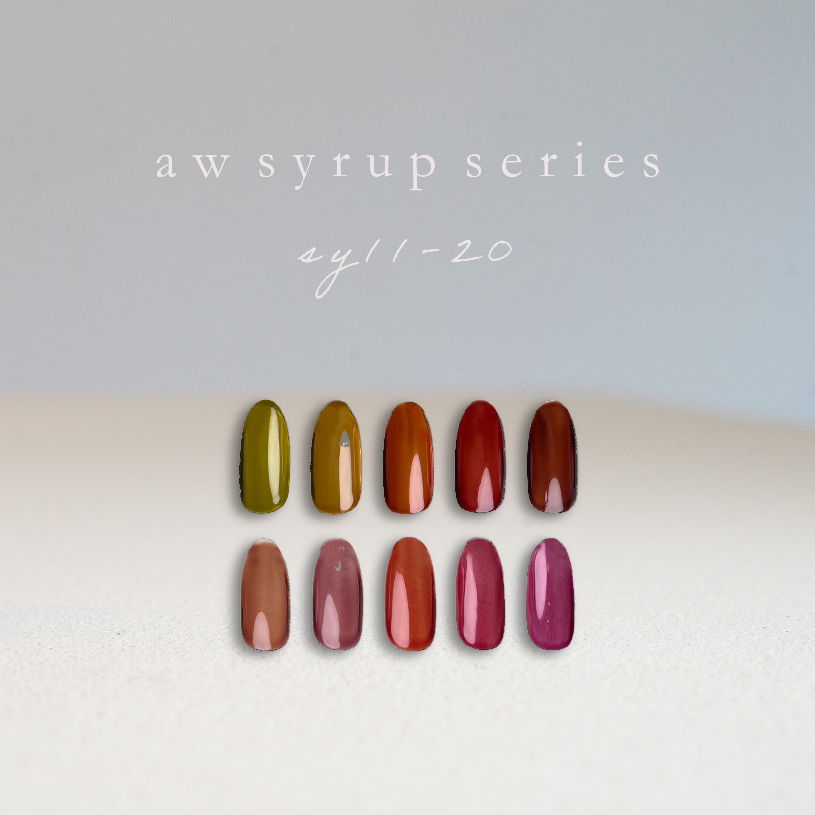aw syrup color – énoi