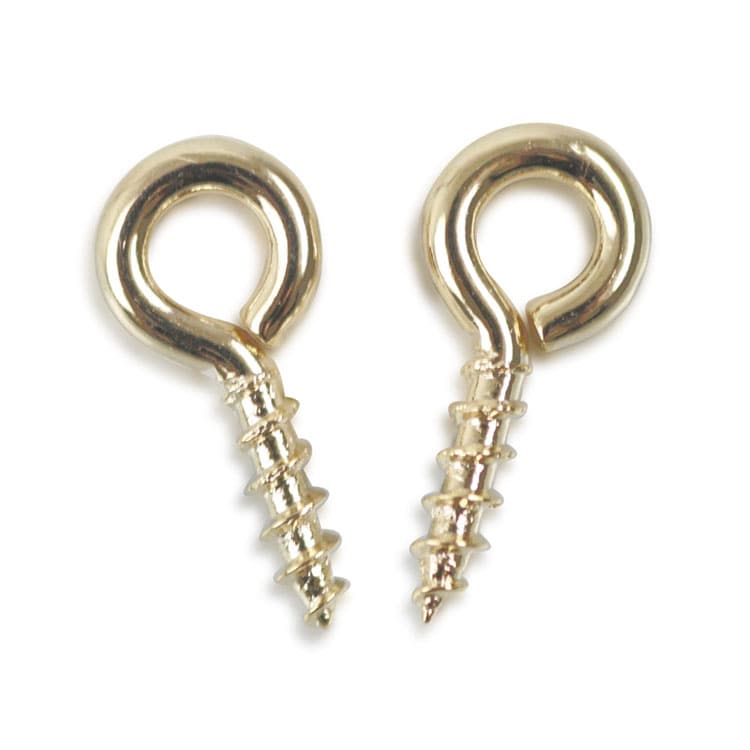 ヒートン G5 約9mm×4mm（大袋）｜アクセサリー基礎金具【パーツクラブ