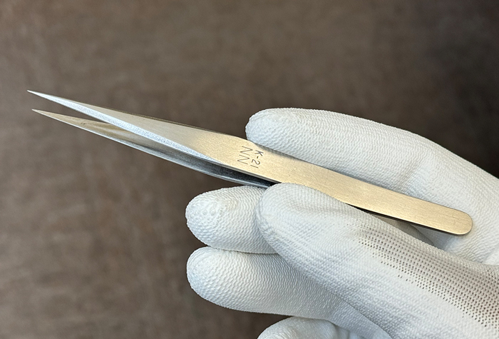 k-21NNステンレスピンセット 品番210001 全長125mm | コクゴeネット