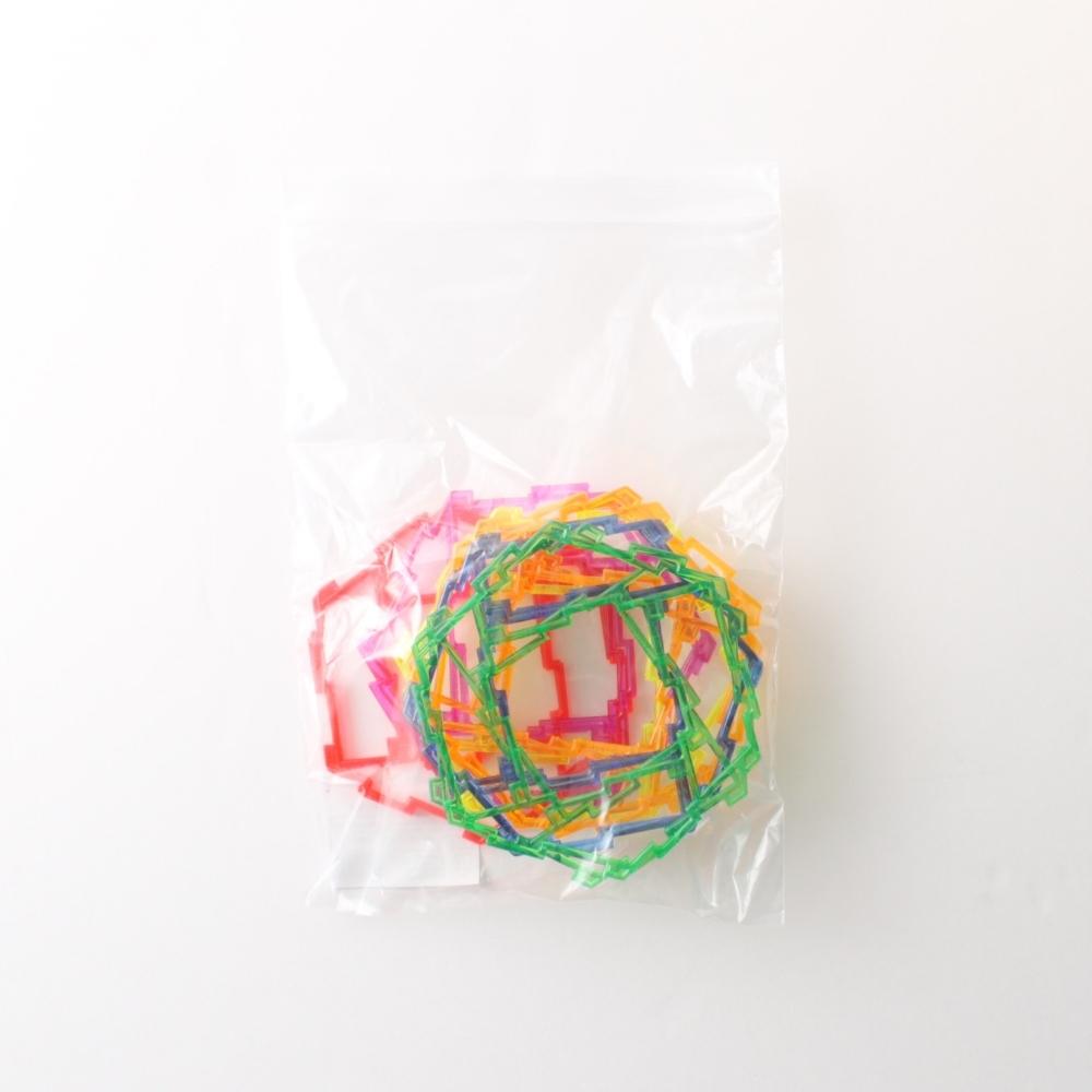 GEOFIX(ジオフィクス) 六角形セット クリスタルカラー 12ピース (6色