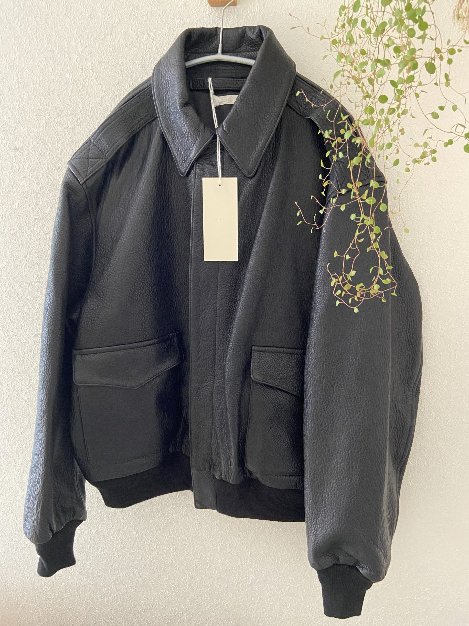 LIDNM短丈ミリタリー本革レザージャケット着用手入れ法レビュー - えむ