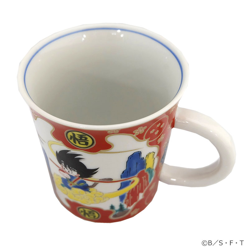 フジテレビ限定】ドラゴンボール 九谷焼マグカップ 金襴龍珠図